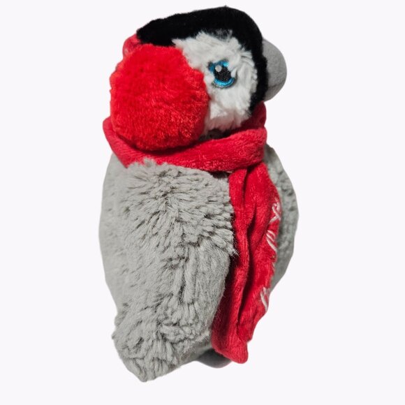 Coca Cola Penguin 7 inch Plush Gray Red Ear Muffs Scarf Stuffed Animal Coke Toy - Picture 3 of 8